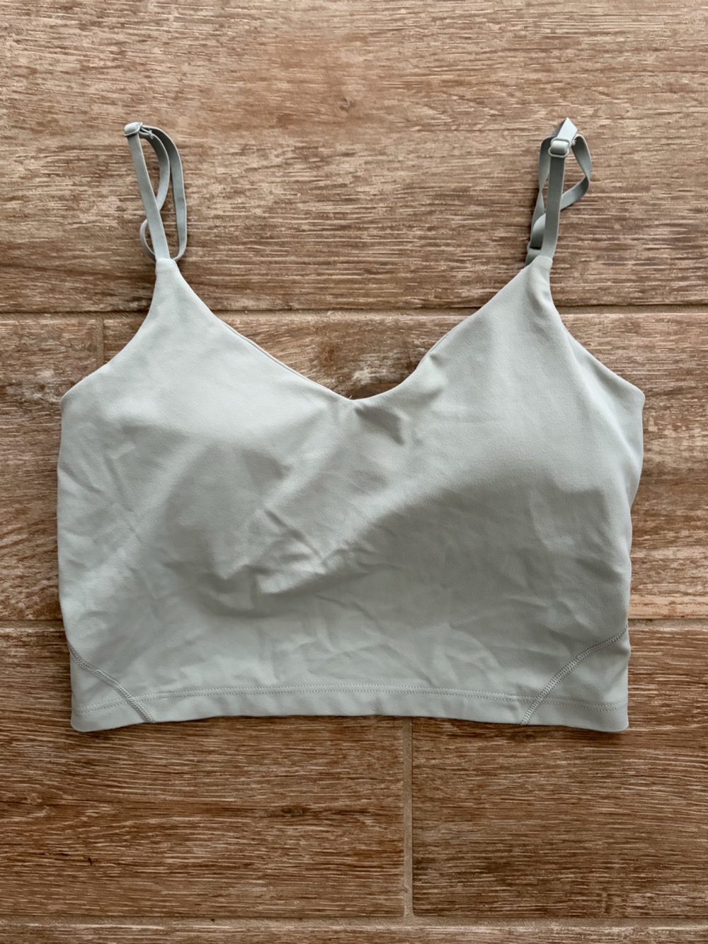 lululemon athletica Light Sage Halter Crop Top